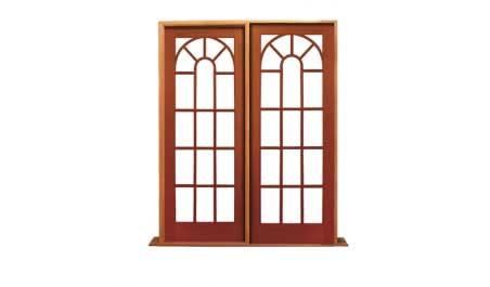 conservatory: 1 door + 1 fixture on left