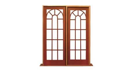 conservatory: 1 door + 1 fixture on right