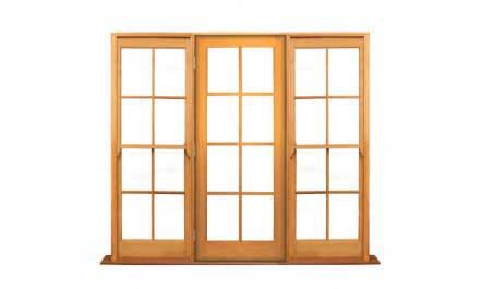 8 light: 1 door + 2 doublehung on sides