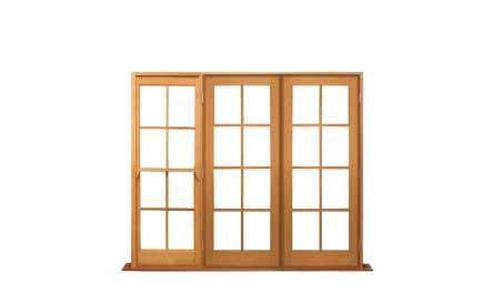 8 light: 2 doors + 1 doublehung on left