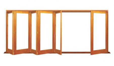 single light: six door bifold - 5 one way + 1 flapper