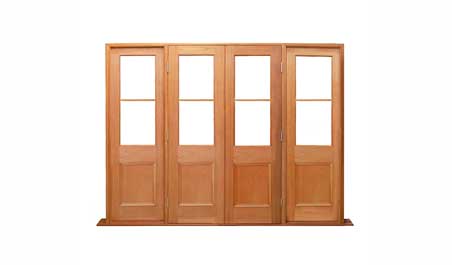 victorian twin light: 2 doors + 2 fixtures on sides